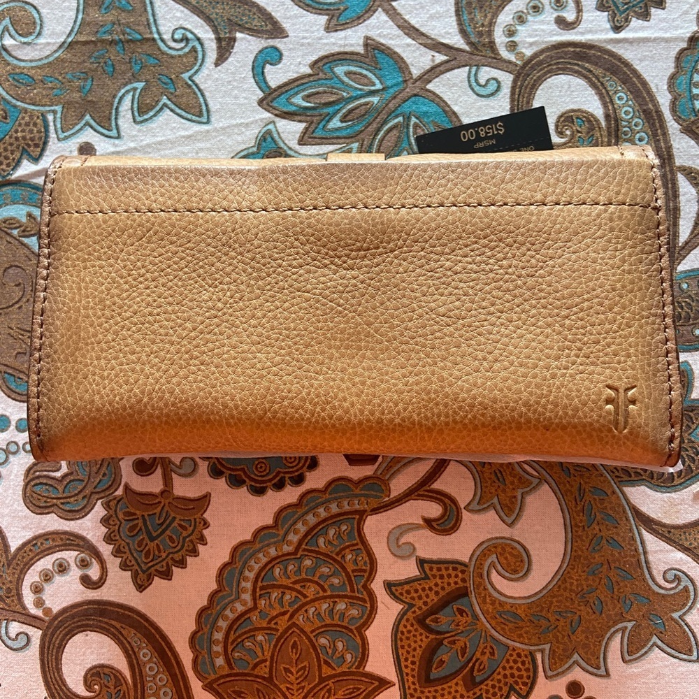 Frye Alessi Studded Continental Leather Wallet - Picture 4 of 9